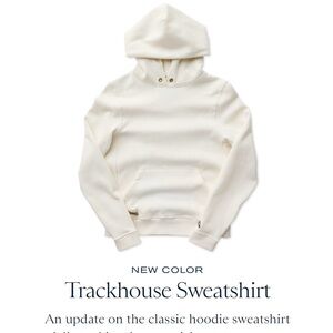 Tracksmith trackhouse sweatshirt Women's ivory small